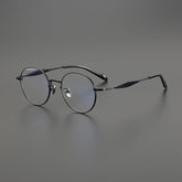 Goro Vintage Big Round Glasses Frame Round Frames Southood Black